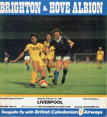 Match programme